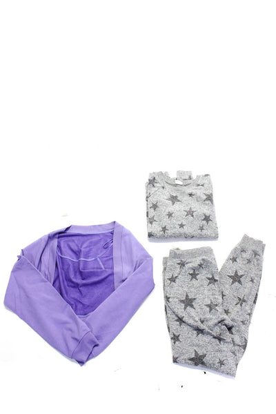 C&C California Designer Womens Star Print Loungewear Set Gray Size S Lot 2