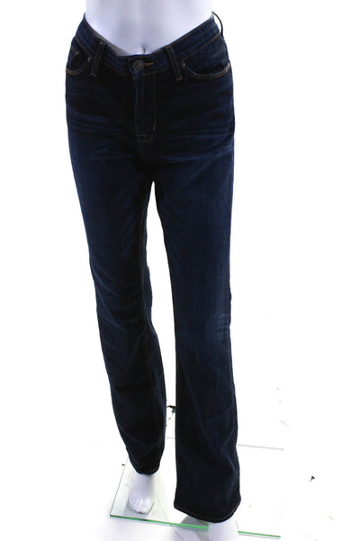 Hudson Womens Love Mid Rise Bootcut Slim Fit Dark Wash Denim Jeans Blue Size 29