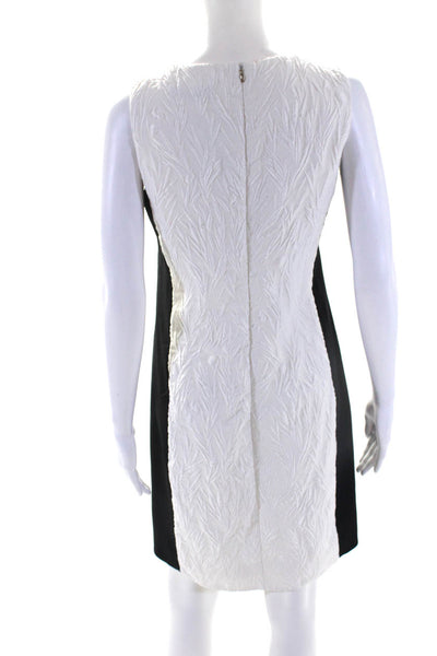 Aquilano Rimondi Womens Embroidered Sleeveless Knee Length Dress White Size S