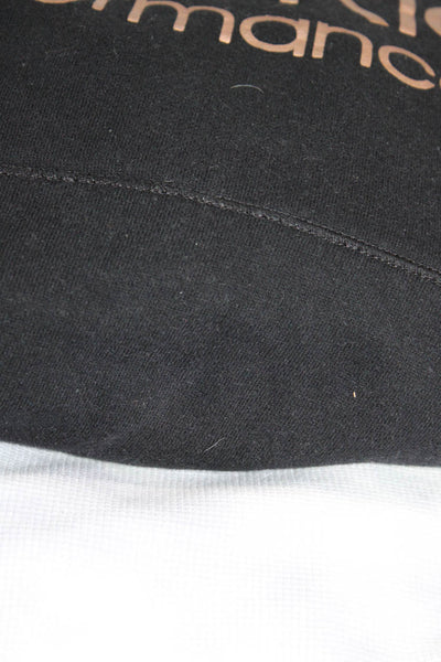Calvin Klein Women's Hood Long Sleeves Graphic Sweatshirt Black Size S Lot 2