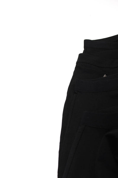 J Crew Womens High Rise Back Zip Ankle Leggings Black Size OS 0 Lot 4