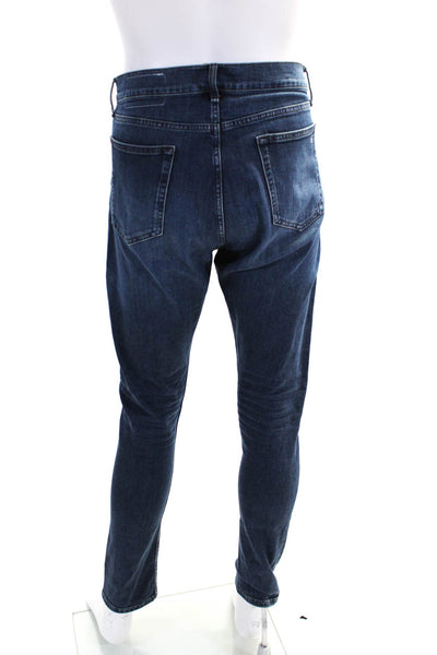 Rag & Bone Mens Zipper Fly Dark Wash Fit 1 Skinny Jeans Blue Denim Size 33x32