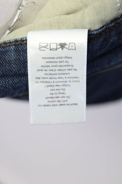Rag & Bone Mens Zipper Fly Dark Wash Fit 1 Skinny Jeans Blue Denim Size 33x32