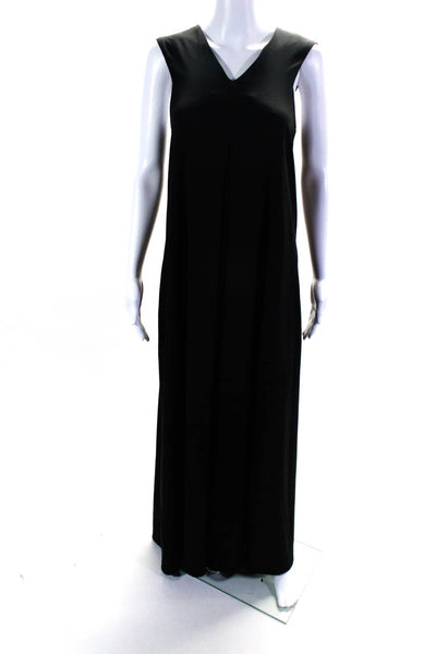 Opening Ceremony Women's Sleeveless V Neck Maxi Dress Black Size S