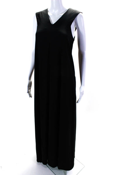 Opening Ceremony Women's Sleeveless V Neck Maxi Dress Black Size S