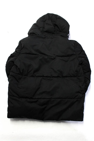 Boss Hugo Boss Boys Hood Long Sleeves Puffer Winter Coat Black Size 5