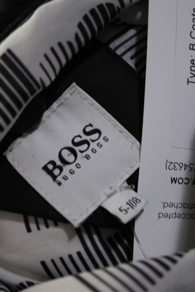 Boss Hugo Boss Boys Hood Long Sleeves Puffer Winter Coat Black Size 5
