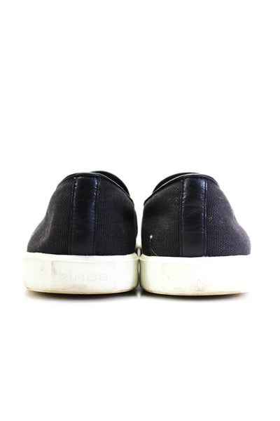 Vince Womens Slide On Casual Walking Sneakers Black Size 7.5 Medium