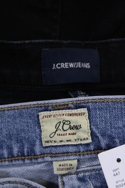 J Crew Mens Cotton Light Wash Buttoned Straight Leg Jeans Blue Size EUR32 Lot 2