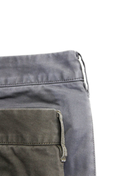 Bonobos Men's Button Closure Straight Leg Chino Pant Gray Size 33 Lot 2