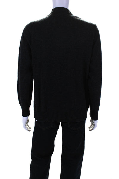 Banana Republic Mens Long Sleeves V Neck Pullover Sweater Gray Size Medium