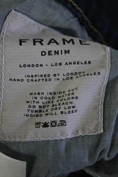 Frame Women's Midrise Five Pockets Dark Wash Bootcut Denim Pant Size 30