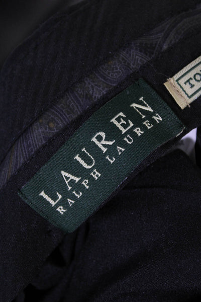 Lauren Ralph Lauren Mens Black Wool Total Comfort Straight Dress Pants Size 40