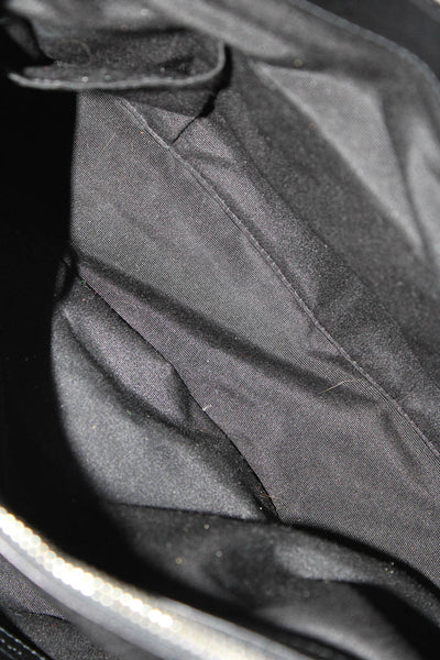 Coach Womens Logo Print Adjustable Strap Shoulder Bag Purse Gray