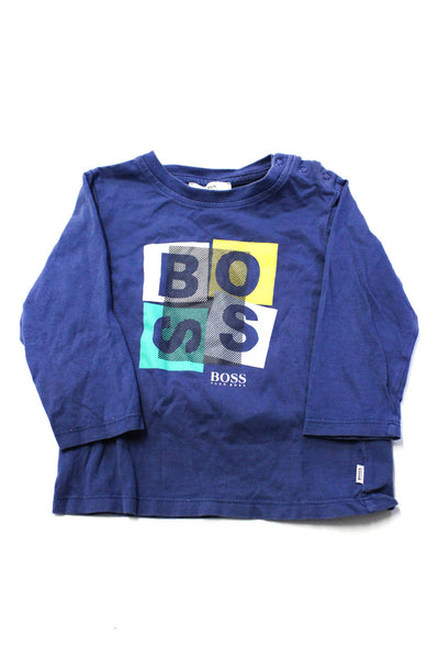 Crewcuts Boss Hugo Boss Boys Button Down Tops Multicolor Blue Size 16 12M Lot 3