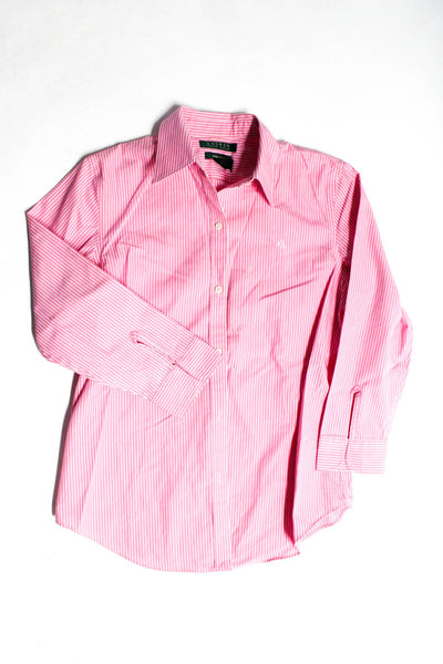 Lauren Ralph Lauren Ralph Lauren Sport Womens Pink Blouse Top Size XS M lot 3