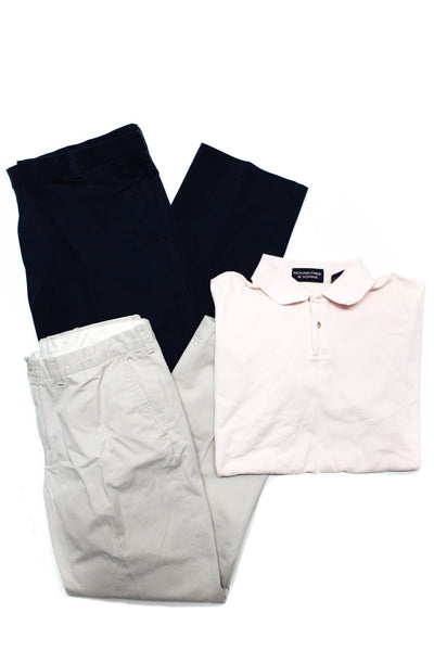 Roundtree & Yorke Polo Ralph Lauren Mens Pants Pink Polo Shirt Size L 40 38 Lot3