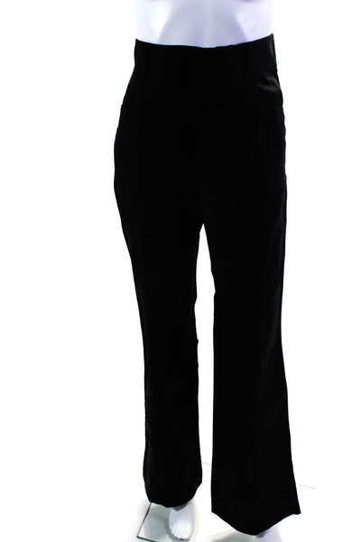 Balenciaga Womens Four Pocket Front Seam High-Rise Flare Pants Black Size 40