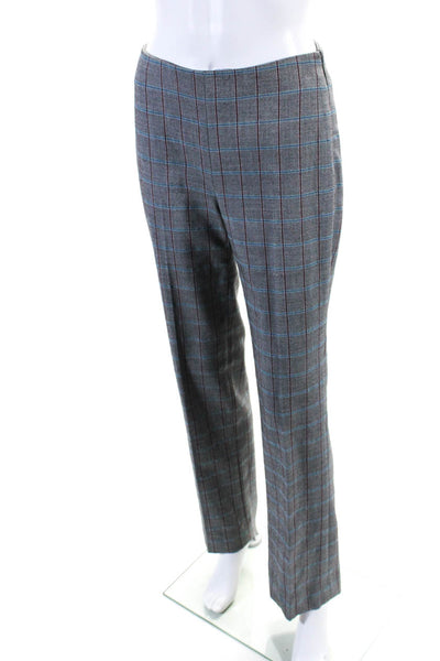 Etcetera Womens Plaid Double Breasted Pant Suit Multi Colored Size 2/0