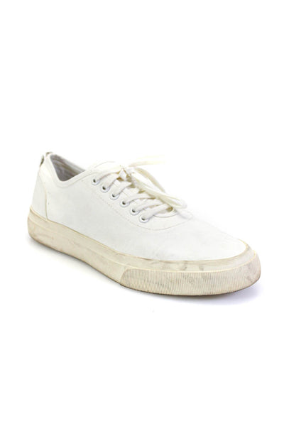 Everlane Tread Womens Low Top Canvas Plimsoll Sneakers White Size 10