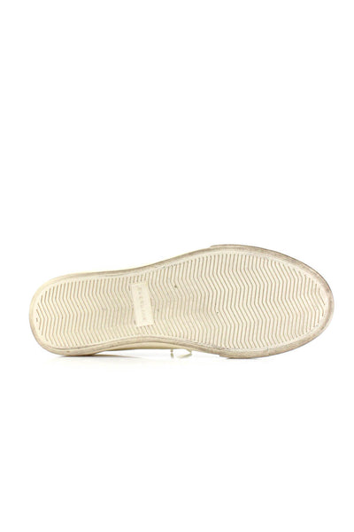 Everlane Tread Womens Low Top Canvas Plimsoll Sneakers White Size 10