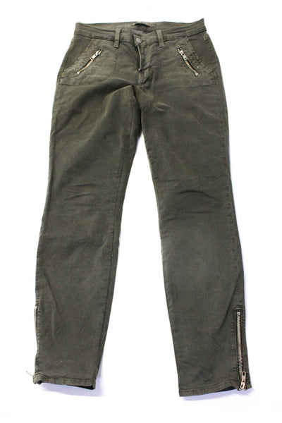 Amo J Brand Womens Cotton 5 Pocket Mid-Rise Bootcut Jeans Blue Size 26 Lot 2