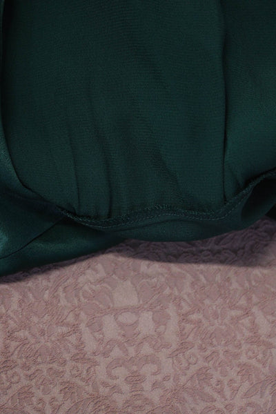 Zara Womens Skinny Floral Pants Long Sleeve Maxi Dress Pink Size XS S Lot 2