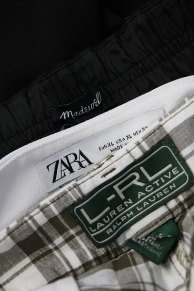 Zara Madewell Lauren Ralph Lauren Womens Pants Shorts Black White 12 16 XL Lot 3