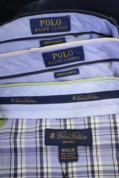 Polo Ralph Lauren Brooks Brothers Mens Slim Straight Pants Navy Size EUR40 Lot 3
