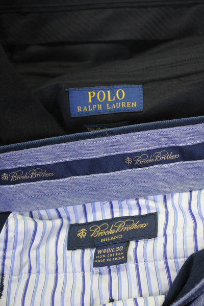 Polo Ralph Lauren Brooks Brothers Mens Jogger Dress Pants Black Size EUR40 Lot 3