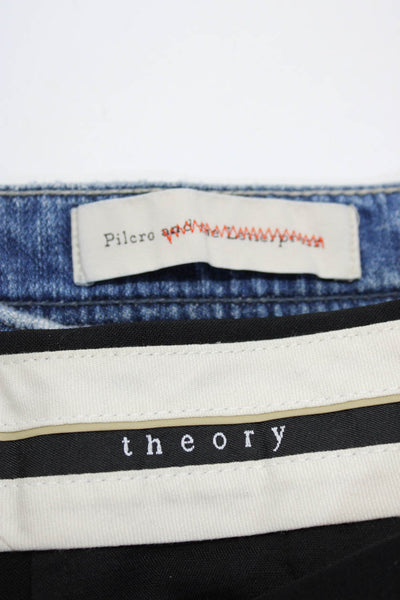 Pilcro and the Letterpress Anthropologie Theory Womens Blue Jeans Size 28 6 lot2