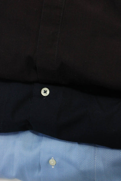 Pal Zileri Mastai Ferretti Mens Dress Shirts Size 18 45 17.5 44 Lot 3