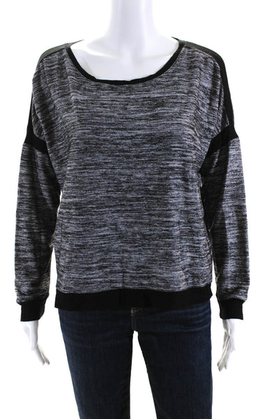 Generation Love Womens Heather Gray Crew Neck Pullover Sweater Top Size M