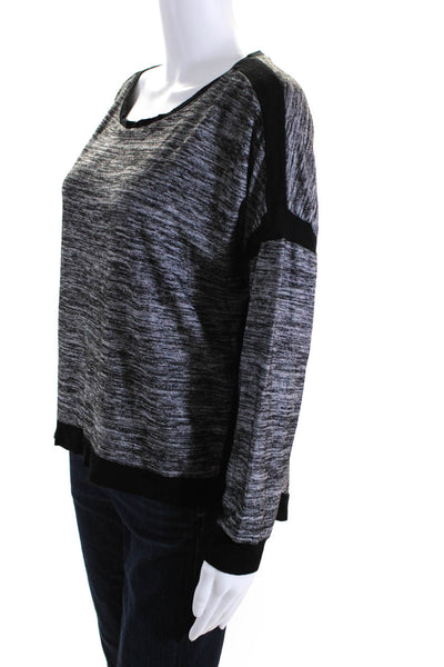 Generation Love Womens Heather Gray Crew Neck Pullover Sweater Top Size M