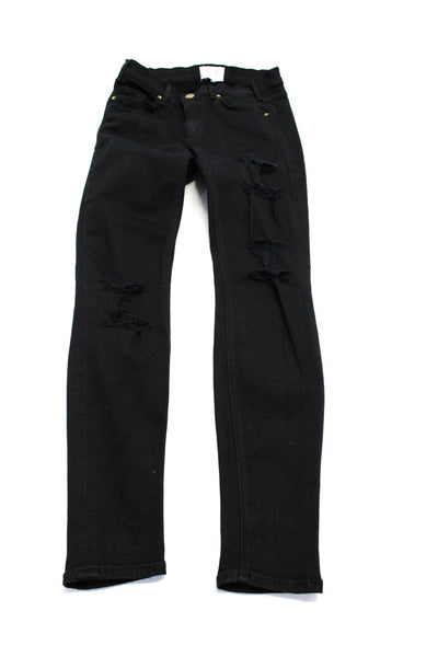 McGuire Zara Hammer Jeans Womens Black Distress Skinny Jeans Size 26 3 4 lot 3