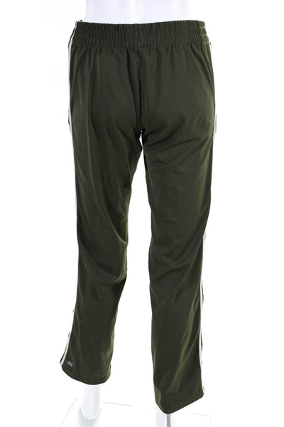 Splits 59 Womens Side Stripe Mid Rise Track Pants Sweatpants Olive Green Size XS