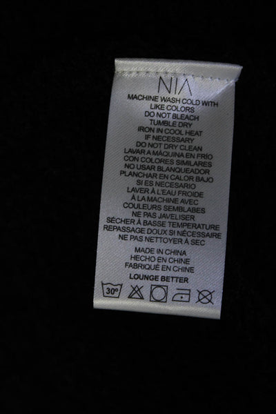 NIA Women's Scoop Neck Sleeveless Cropped Tank Top Black Size S Lot 2