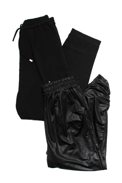 Zara Ariella Womens Black Drawstring Straight Leg Jogger Pants Size XS lot 2