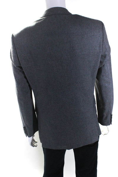 Boss Hugo Boss Men's Collar Long Sleeves Lined Two Button Jacket Gray Size 38
