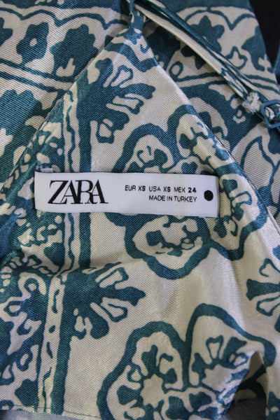 Zara Women's Scoop Neck Sleeveless Bodycon Midi Dress Gray Size  S Lot 2