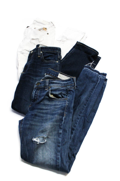 Rag & Bone Jean AG Adriano Goldschmied Womens Skinny Jeans Blue Size 25 26 Lot 3