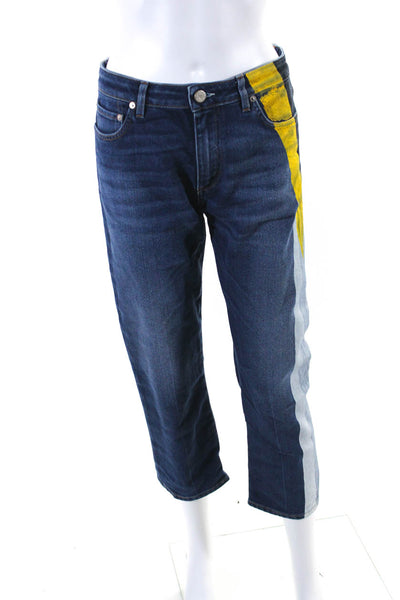 Acne Jeans Women's Midrise Medium Wash Five Pockets Straight Leg Denim Size 34