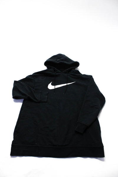 Nike Banana Republic Womens Logo Hoodie Button Up Shirt Black Small Medium Lot 2