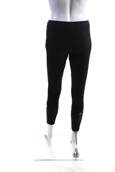 Adidas by Stella McCartney Womens High Rise Logo Ankle Leggings Black Size Small