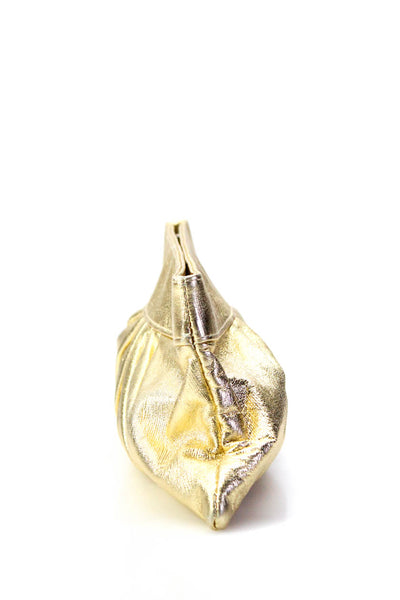 Lauren Merkin Women's Magnetic Closure Envelope Clutch Handbag Gold Size M