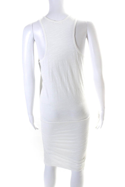 Sundry Womens White Scoop Neck Sleeveless Drop Waist Dress Size 1 lot 2