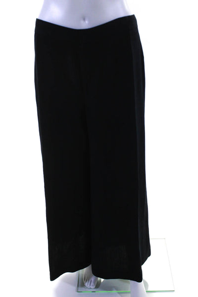 Linda Allard Ellen Tracy Womens Vintage High Waist Wide Leg Pants Navy Size 8