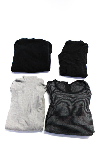 Zara Lululemon Womens Wool Ribbed Long Sleeve Tops Gray Size S XS Lot 4