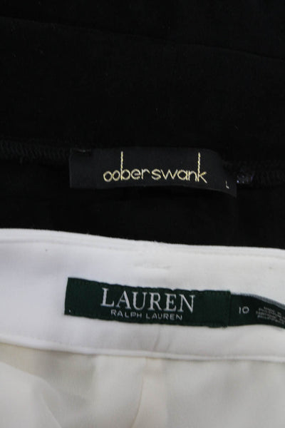 Lauren Ralph Lauren Ooberswank Womens White High Rise Shorts Size 10 L lot 2