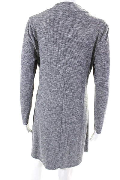 Madewell Womens Long Sleeve Crew Neck Knit Shirt Dress Gray Size Large